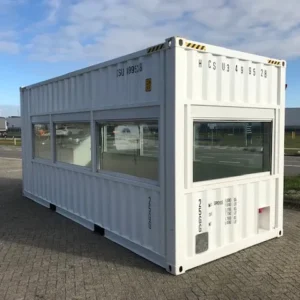 20ft high cube glazed container